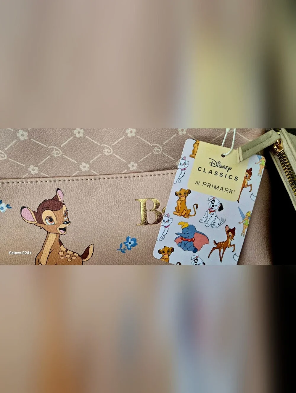 NWT. Disney's Bambi 2-in-1 Wash Bag Set by Primark. two-piece cosmetic bag set